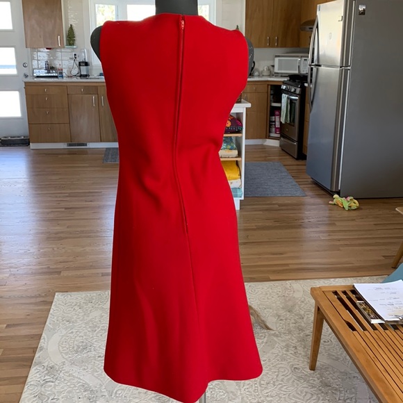 Vintage Pauline Trigere Dress - Wool Crepe - Picture 3 of 16